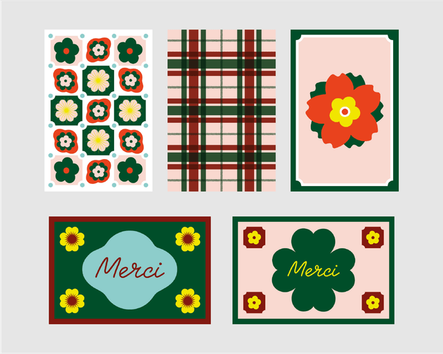 Pack Merci (5 cartes)