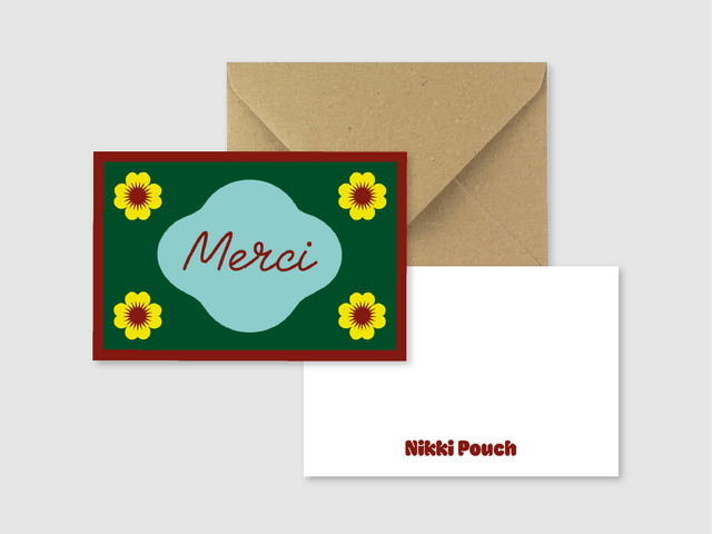 Merci, carte double