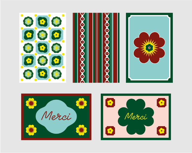 Pack Merci (5 cartes)