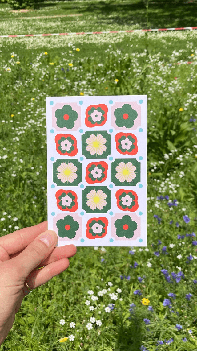 Passiflore, carte double 