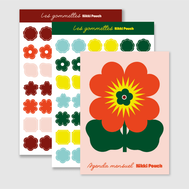 PACK Agenda + 2 planches de gommettes