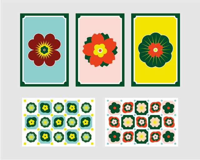 Pack Floral (5 cartes)