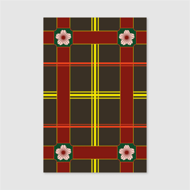 Tartan, carte double