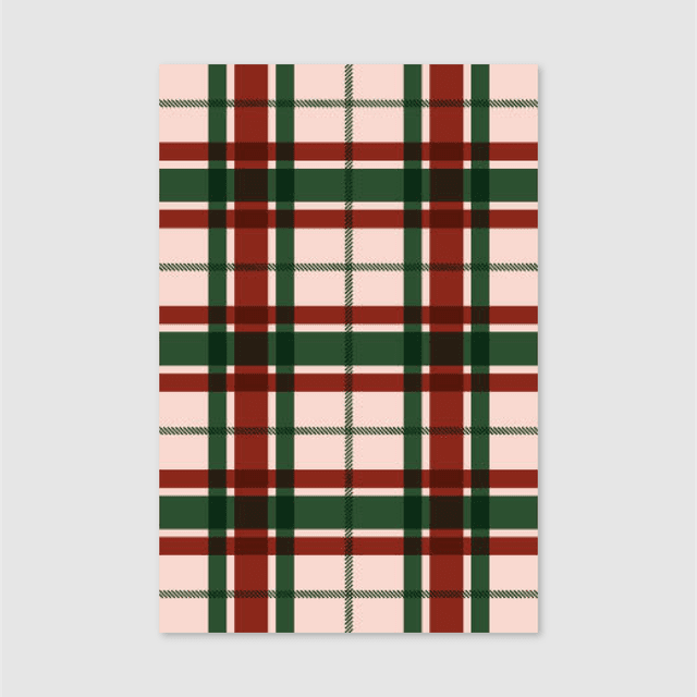 Tartan, carte double