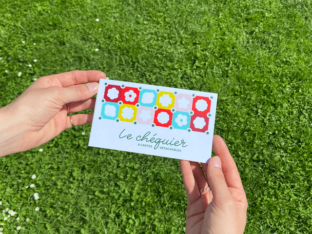 Chéquier de 8 cartes