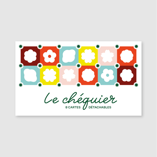 Chéquier de 8 cartes